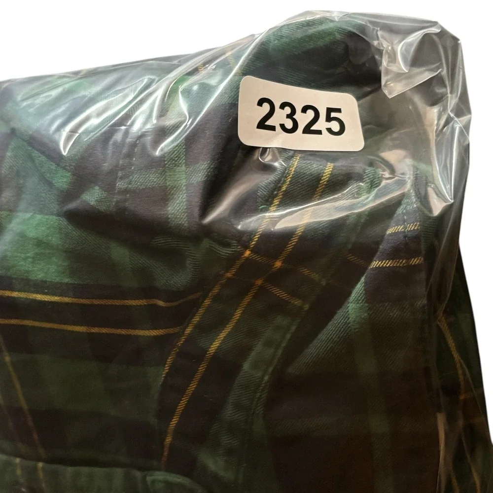 The North Face‎ Mens Large Green Plaid Long Sleeve Button Down Shirt Gorpcore